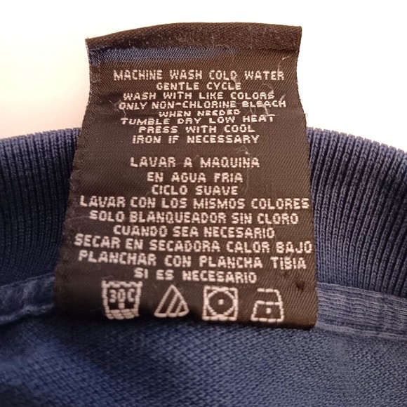 Ralph Lauren Shirt Mens XL Blue Golf Embroidered Flag Logo Polo Jeans Co Vintage - Picture 8 of 8